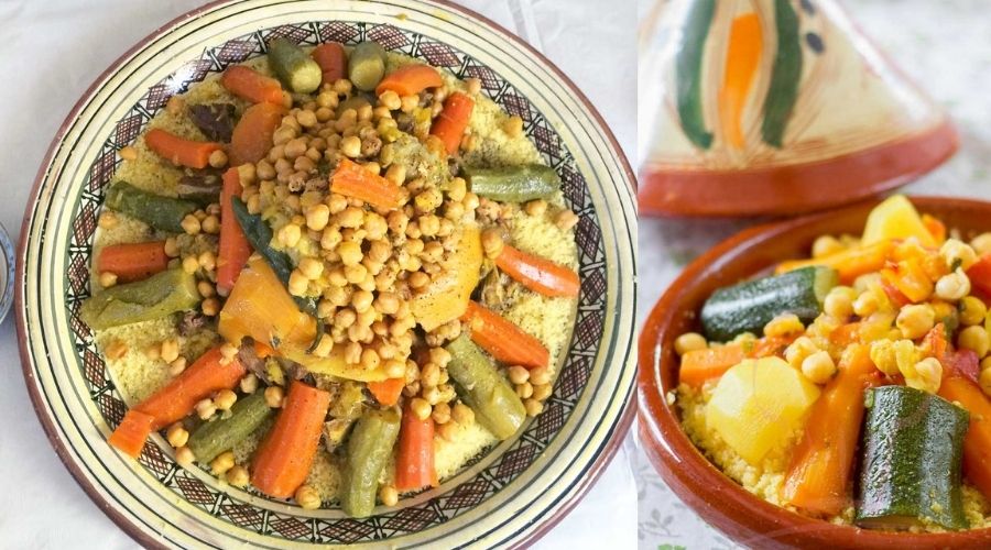 Traditional Moroccan Dishes -Couscous